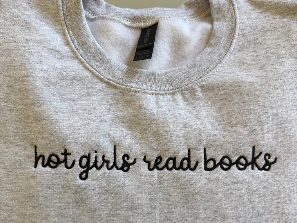 hot girls read books sweatshirt