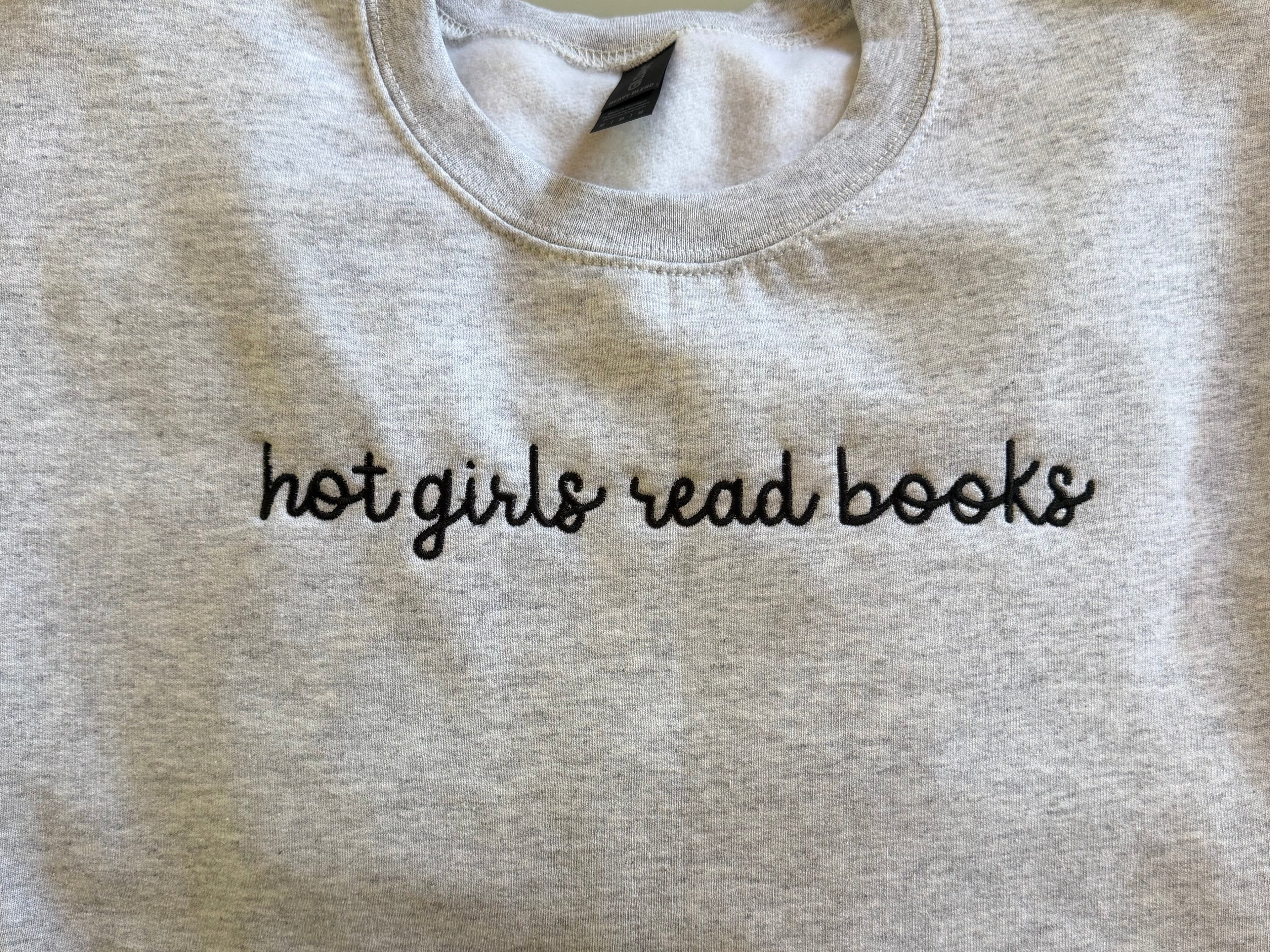 hot girls read books sweatshirt
