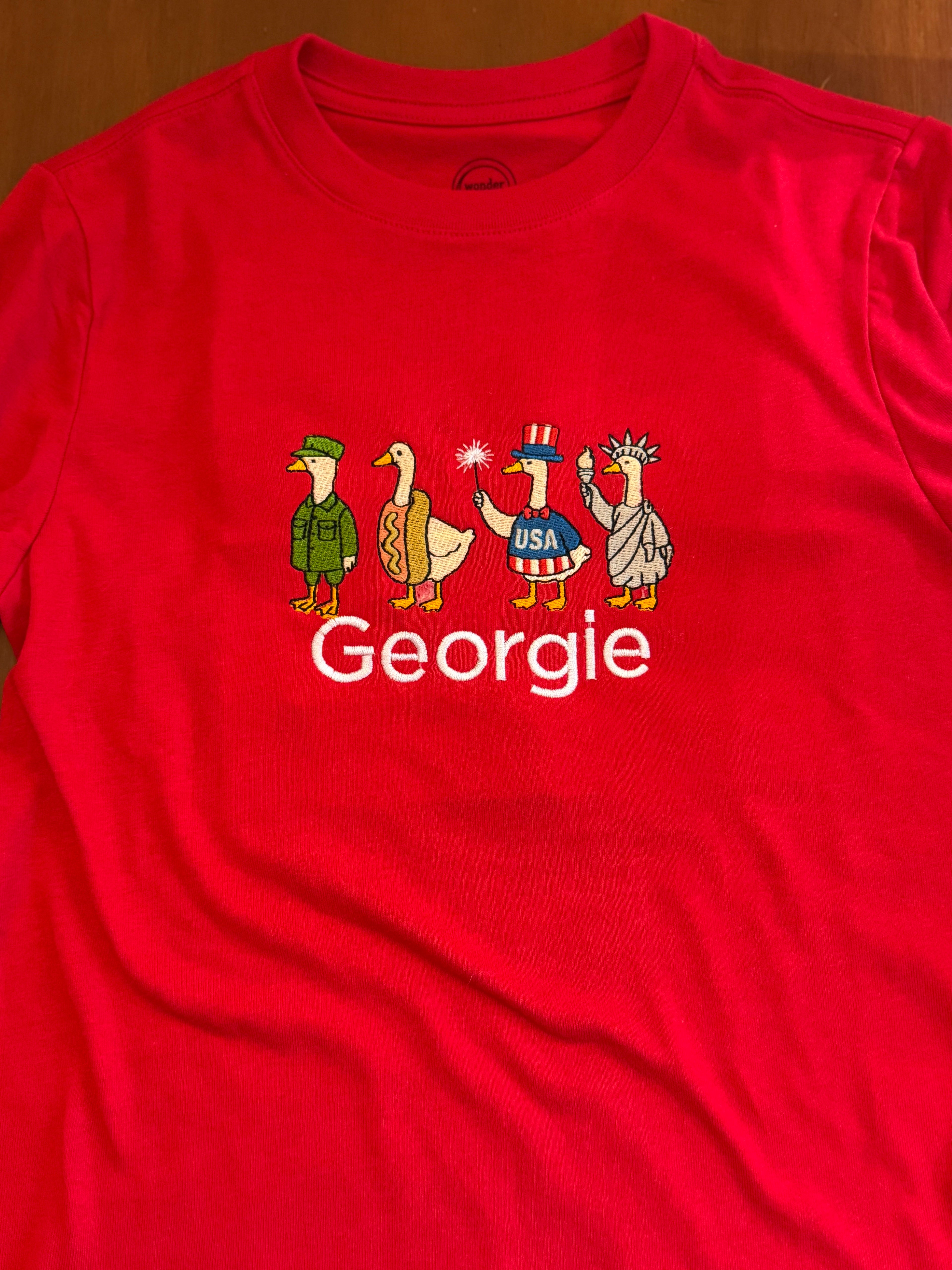 Custom Embroidered Holiday TShirts