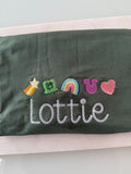 ADD ON - Embroidered Name Under Design