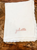 Scallop Edge Knit Blanket