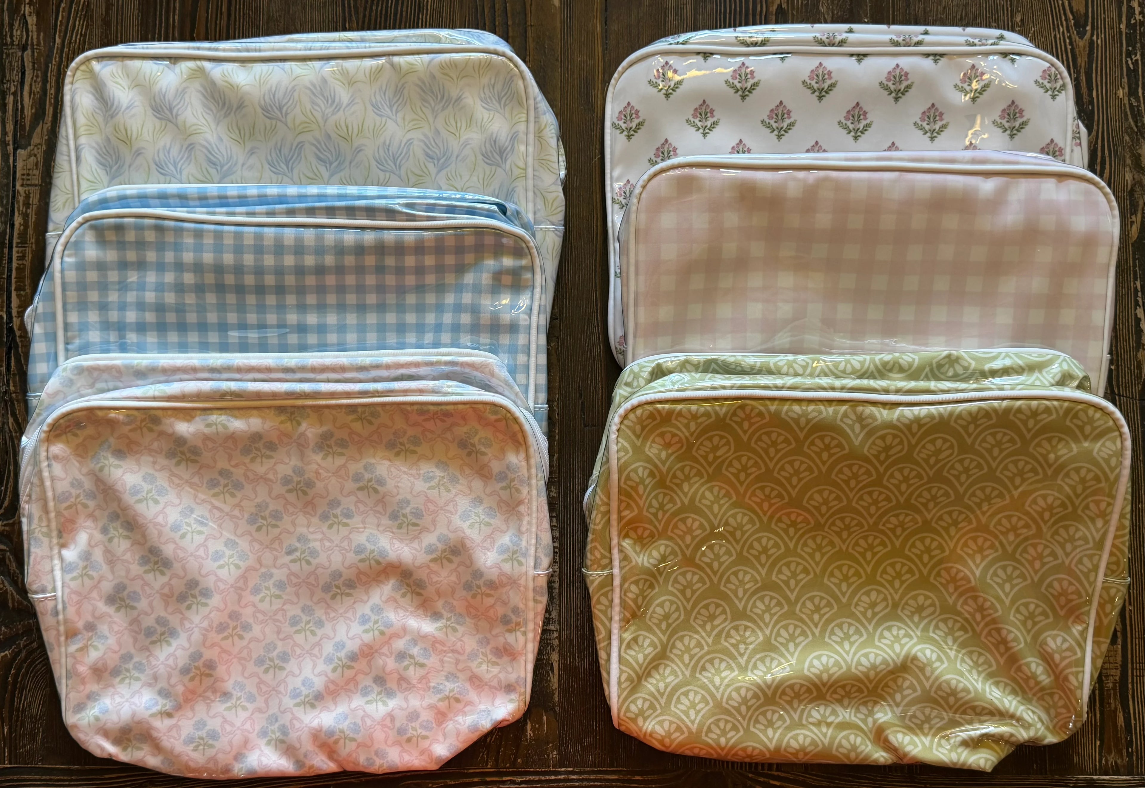 Large Wipeable Zipper Pouches